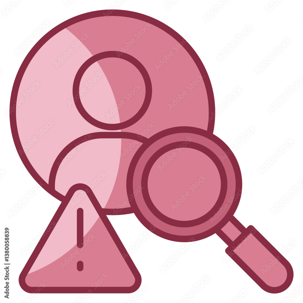 Poster identification icon element for design