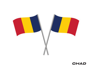 Flag Of Chad, Chad flag, National flag of Chad. table flag of Chad.