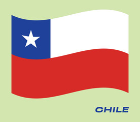 Flag Of Chile, Chile flag, National flag of Chile.