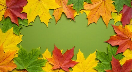 Fototapeta premium Autumn's Embrace AI Generated