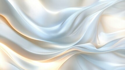 Obraz premium Abstract digital surface with dynamic, flowing creases and ridges in a seamless pattern