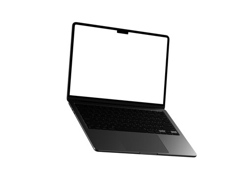 Laptop Mockup with Transparent Background PNG