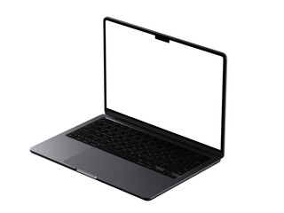 Laptop Mockup with Transparent Background PNG