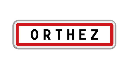 Panneau d’Orthez, Pyrénées-Atlantiques, Nouvelle-Aquitaine