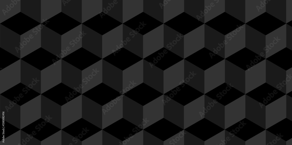 Poster abstract geometric style minimal blank cubic. geometric pattern illustration mosaic, square and tria