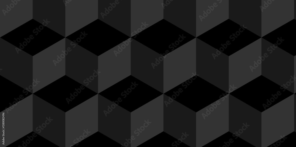Poster abstract geometric style minimal blank cubic. geometric pattern illustration mosaic, square and tria