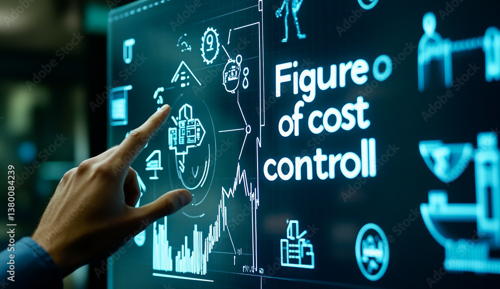 Poster close up of a digital display