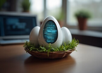 AI generated Robot Easter Eggs - It Technology