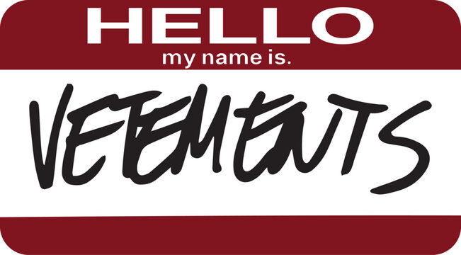 Adobe IlluHello my name is vetements. A beautiful design suitable for print.strator Artwork