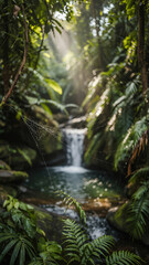 waterfall in the forest