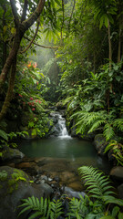 waterfall in the forest