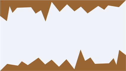 zigzag Abstract Design in Brown and White