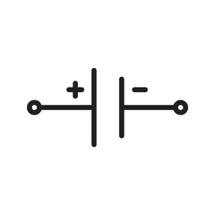 Battery I icon vector image. Suitable for mobile apps, web apps and print media.