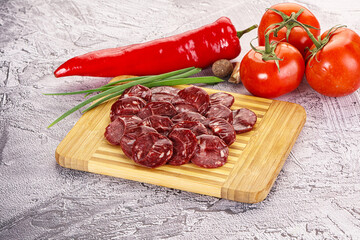 Wild Bear meat homemade sausages