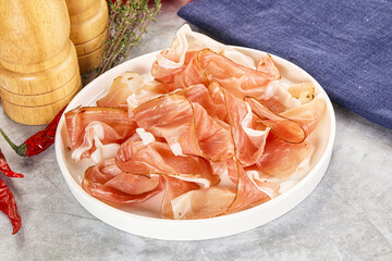 Spanish cured pork meat - Jamon