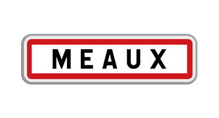 Panneau de Meaux, Seine-et-Marne, Île-de-France