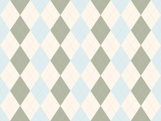 Elegant pastel argyle pattern background. Soft, subtle colors create a sophisticated yet playful mood. Ideal for websites, stationery, textiles, and more.