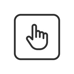 Obraz premium Hand Select Icon - Modern Simple Flat Vector for Web and Mobile