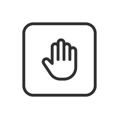 Hand Select Icon - Modern Simple Flat Vector for Web and Mobile