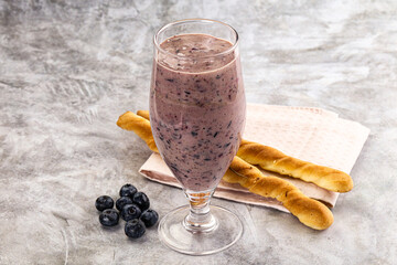 Blueberry milkshake sweet dessert drink