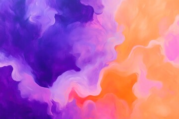 Vibrant swirls of color create abstract beauty in a dreamy landscape
