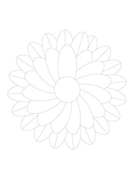 flower coloring pages for kides