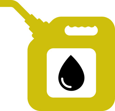 recommend clip art: Canister icon. Jerry can symbol. Fuel, gasoline or oil canister.