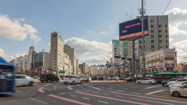 경기도 안양 인덕원 타임랩스