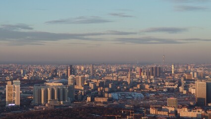 Naklejka premium Moscow city view Panorama360