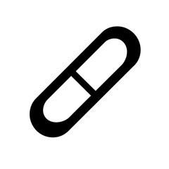 Capsule pill icon, generation AI 