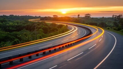 Digital technology roadmap for business growth with cityscape and data flow visualization