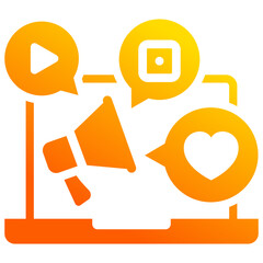 Social Media Ads Icon