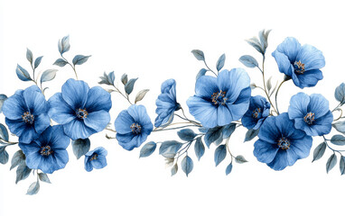 Retro style floral texture art background

