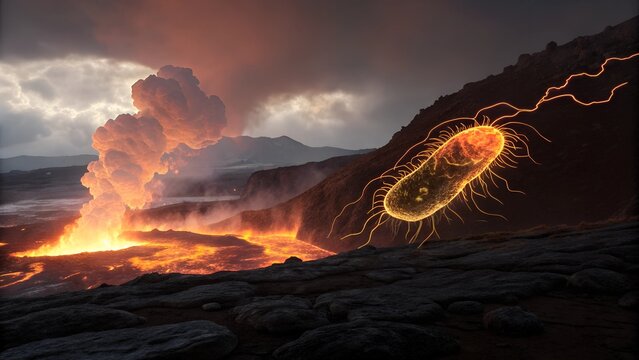 a-glowing-depiction-of-archaea-thriving-in-extreme
