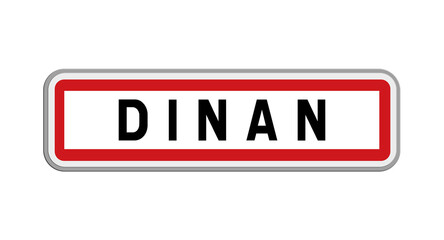 Panneau de Dinan, Côtes-d'Armor, Bretagne