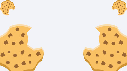 delicious cookies background design