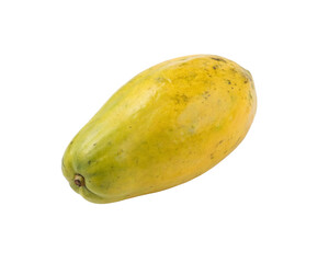 Pawpaw isolated on white background