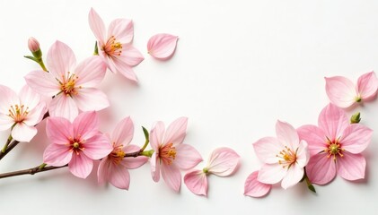 Isolated pristine white background, ideal for showcasing delicate items, image, advertising