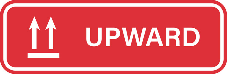 Upward Shipping Symbol with Arrows
