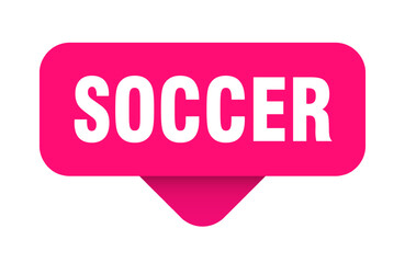 soccer sticker. soccer sign on transparent background