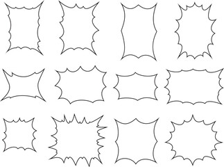 トゲトゲパンクフキダシセット