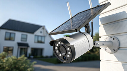 Smart wireless solar security camera for ultimate home protection