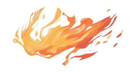 A striking and vivid vector graphic design showcasing a fire-blown texture, capturing the dynamic movement and chaotic beauty of flames as they spread across the surface.