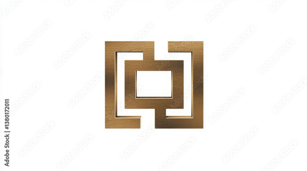 Poster a web presentation-ready rectangle frame in subtle gold, with a horizontal oriental-style border, of