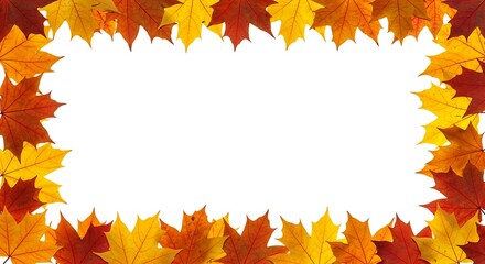Autumn Leaves Frame Golden Hues Of Fall Maple Leaf Border Fall Colors Embrace A Tapestry Of Autumn Crimson And Gold Embrace Autumnal Leaf Mosaic Warmth Of Autumn Leaves AI Generated