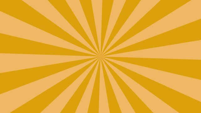 Funky ray elements with Classic vintage rays design. Rays Radial & Summer Banner. yellow rays background texture & retro sunburst background. tripes sunburst rotating motion. Shimmering Solar