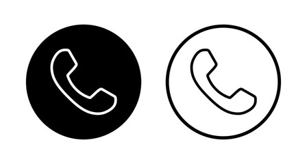 Call icon logo design. telephone sign and symbol. phone icon. contact us