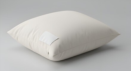 Blank pillow mockup shows a neutral tone.