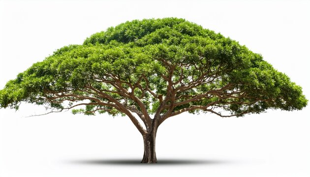 terminalia ivorensis tree isolated
