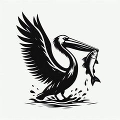 Fototapeta premium Wildlife Scene with Different Bird Silhouettes